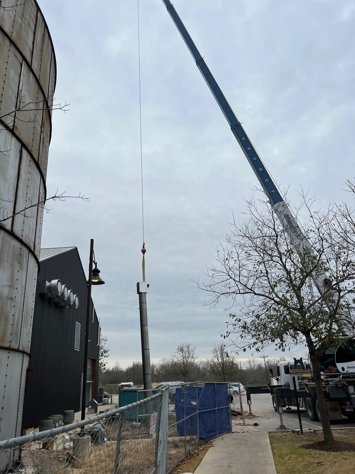 Crane Service Liberty Hill TX - Commercial Construction Project